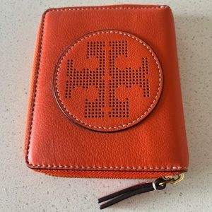 Tory Burch Orange Wallet